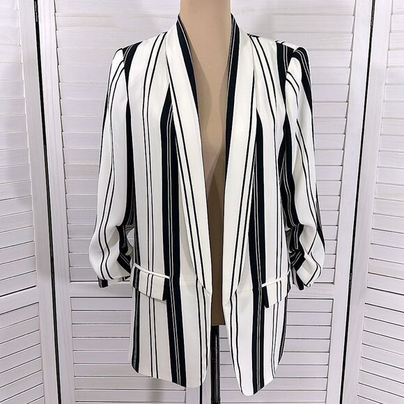 Madison Blazer Large Jacket Work Wear Stripes NWT - Picture 4 of 16